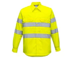 Portwest Mens E044 Hi-Vis Shirt (Yellow) - PW1212