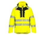 Portwest Mens DX4 Hi-Vis Winter Jacket (Yellow/Black) - PW1213