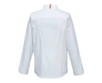 Portwest Mens C846 Pro Air-Mesh Long-Sleeved Chef Jacket (White) - PW1328