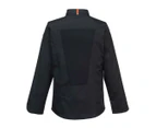Portwest Mens C846 Pro Air-Mesh Long-Sleeved Chef Jacket (Black) - PW1328