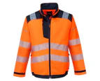 Portwest Mens PW3 Hi-Vis Safety Work Jacket (Orange/Navy) - PW1324