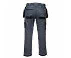 Portwest Mens PW3 Holster Pocket Work Trousers (Zoom Grey/Black) - PW765