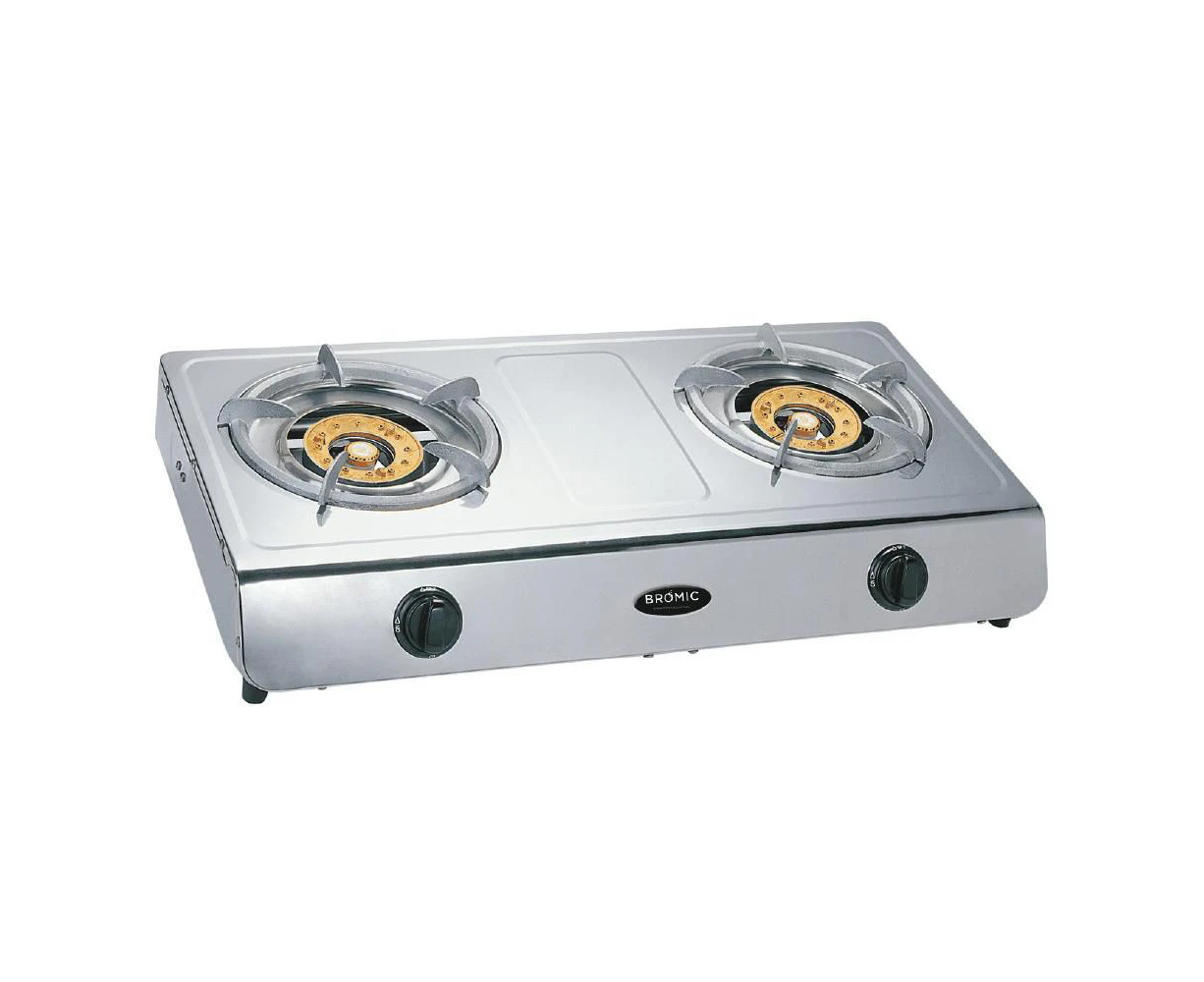 Bromic DC200 2 Burner Wok Cooker/Cooktop - LPG Gas