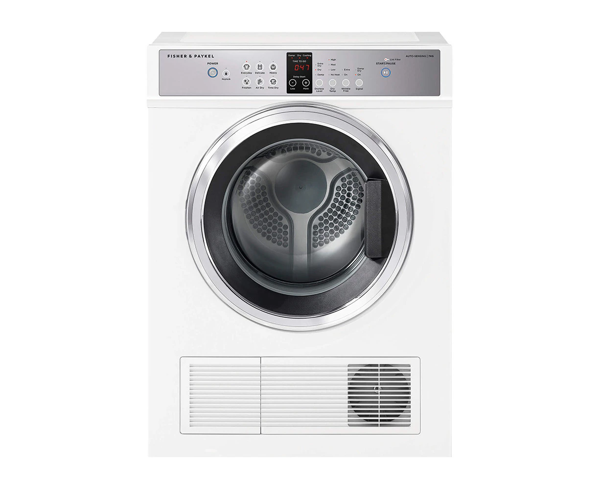 Fisher & Paykel DE7060G2 7kg White Vented Dryer