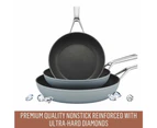 Essteele Per Bellezza Nonstick Induction Open Skillet Triple Pack 20/24/30cm Grey