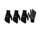 4x Pairs Gardenmaster Latex Durable Dipped Protective Gardening Gloves Large