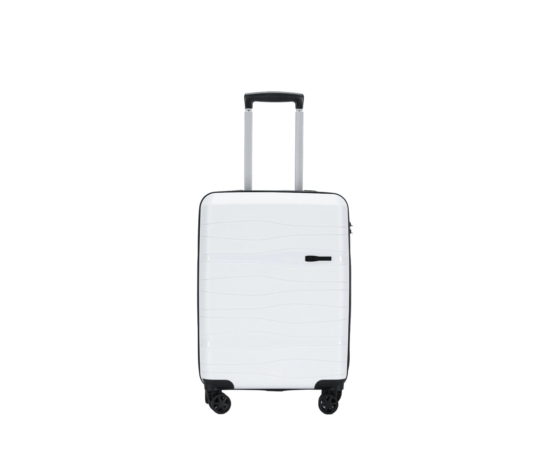 Swiss Equipe Brighton Luggage Small Wheeled Trolley Hard Suitcase White 42L