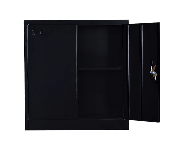 Two-Door Shelf Office Gym Filing Storage Locker Cabinet Safe