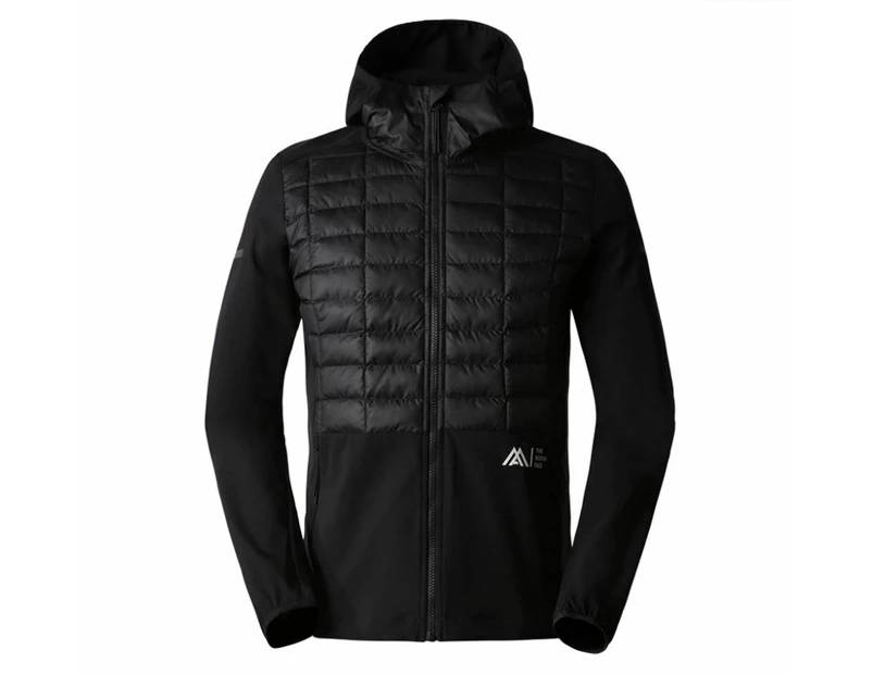Mens The North Face Black Mountain Athletics Lab Hybrid Thermoball Hooded Jacket - TNF Black