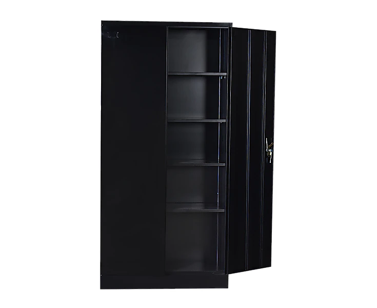 Two-Door Shelf Office Gym Filing Storage Locker Cabinet Safe