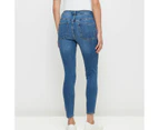 Target Sophie Skinny High Rise Crop Length Denim Jeans - Blue