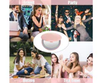 Led Compact Mirror, Rechargeable 1x/10x Magnification Compact Mirror, Dimmable Small Travel Makeup Mirror,Pocket Mirror ,Gifts for Girls,Pink