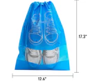 10 PCS Travel Shoe Bag Dustproof Shoe Bags, Blue