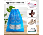 10 PCS Travel Shoe Bag Dustproof Shoe Bags, Blue