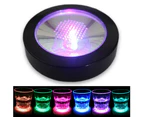 Polaris LED Luminous Cup Coaster Induction Round Flash Advertising Bar Ktv Party Club-4#