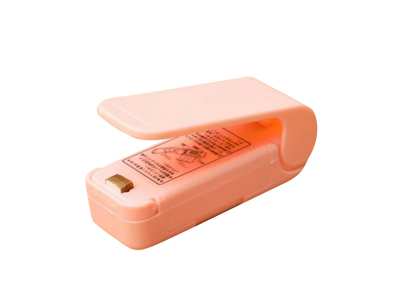 Polaris Durable Mini Handheld Plastic Bag Sealing Machine Food Packing Sealer Tool-Pink
