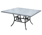 FurnitureOkay Stone Outdoor Dining Table (150x150cm) - Grey