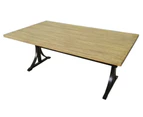 FurnitureOkay GRC Outdoor Dining Table (180x100cm) - Brown