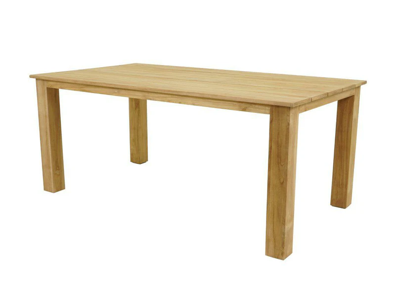 FurnitureOkay Brooklyn Teak Outdoor Dining Table (180x100cm)