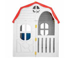 vidaXL Kids Foldable Playhouse with Working Door and Windows