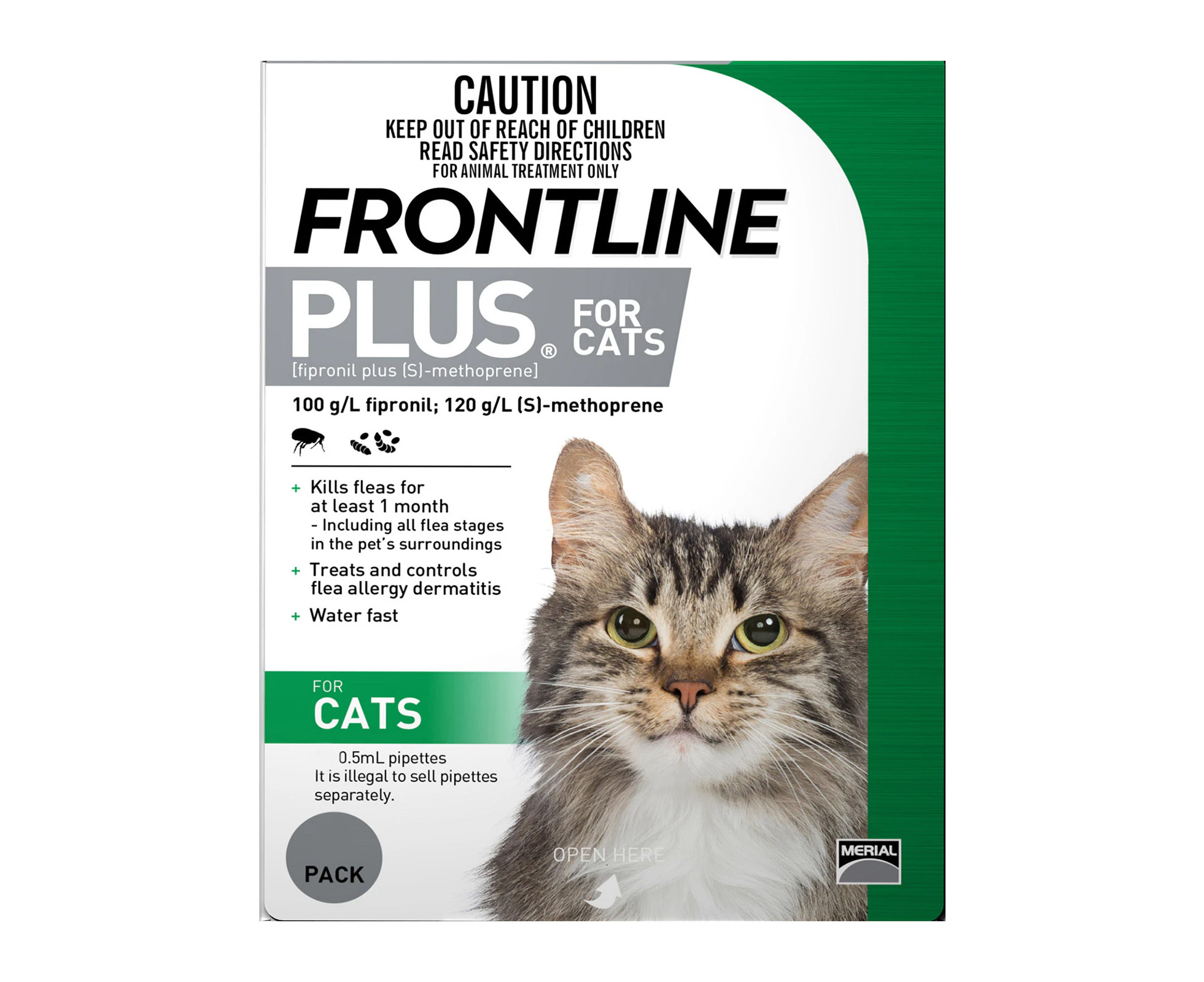 Frontline Plus For Cats 12 Pipettes