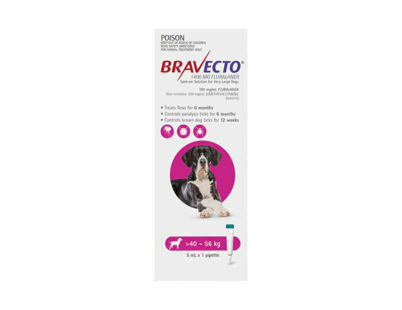 Bravecto extra large discount dog