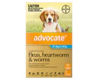 Advocate for Dogs For Medium Dogs 4 To 10Kg (Aqua) 6 Pipettes