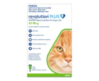 Revolution Plus for Large Cats 5 to 10 Kg (Green) 12 Pipettes