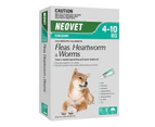 Neovet for Dogs 4 to 10 Kg (AQUA) 6 Pack
