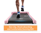 Advwin Walking Pad Treadmill Electric Home Office Gym Exercise Fitness Walking Machine Pink