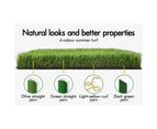 OTANIC Artificial Grass 35mm 1x10m GLOSS Synthetic Turf 10SQM Fake Yarn Lawn