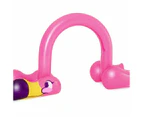 Bestway Inflatable Jumbo Pink Flamingo Sprinkler Spray Arch 3.4x1.1x1.9m