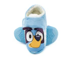 Bluey Childrens/Kids 3D Ears Slippers (Blue) - NS7019