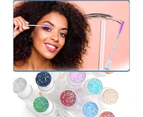 Eyelash Brushes for Eyelash Extensions Spoolies Cleaning Mascara Wands Tube Diamond Disposable Makeup Tool Applicator Extension Supplies-Yellow