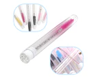 Eyelash Brushes for Eyelash Extensions Spoolies Cleaning Mascara Wands Tube Diamond Disposable Makeup Tool Applicator Extension Supplies-Silver