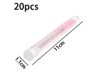 Eyelash Brushes for Eyelash Extensions Spoolies Cleaning Mascara Wands Tube Diamond Disposable Makeup Tool Applicator Extension Supplies-White
