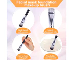 Face Mask Brush - Soft Facial Mud Mask Applicator Brush for Applying Facial Mask, Use with Facial Mud Masks-Style 3