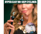 Easy Design Eyeliner, Revolutionary Silicone Applicator Tool ,Waterproof & Transfer Resistant, no Tugging, Dragging, or Pulling-
