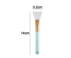 Face Mask Silicone Brush Double-Ended,Facial Mask Brush Fan Shaped Soft Face Professional Makeup Brushes Portable Skin Care Cosmetics Tool-
