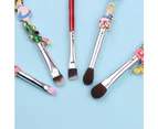 Cute Fairy Makeup Brush Set - 5pcs Wand Makeup Brushes with Premium Synthetic-