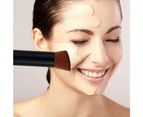 Makeup Brush, Travel Face Blush Brush, Portable Powder Brush for Blush, Buffing, Flawless Powder Cosmetics-Black