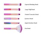 Makeup Brushes Set 11pcs Makeup Brush Cosmetic Brushes Eyeshadow Eyeliner Blush Brushes Mermaid Makeup Brush Set-Multicolor