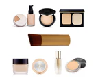 Makeup Brush, Travel Face Blush Brush, Portable Powder Brush for Blush, Buffing, Flawless Powder Cosmetics-Gold