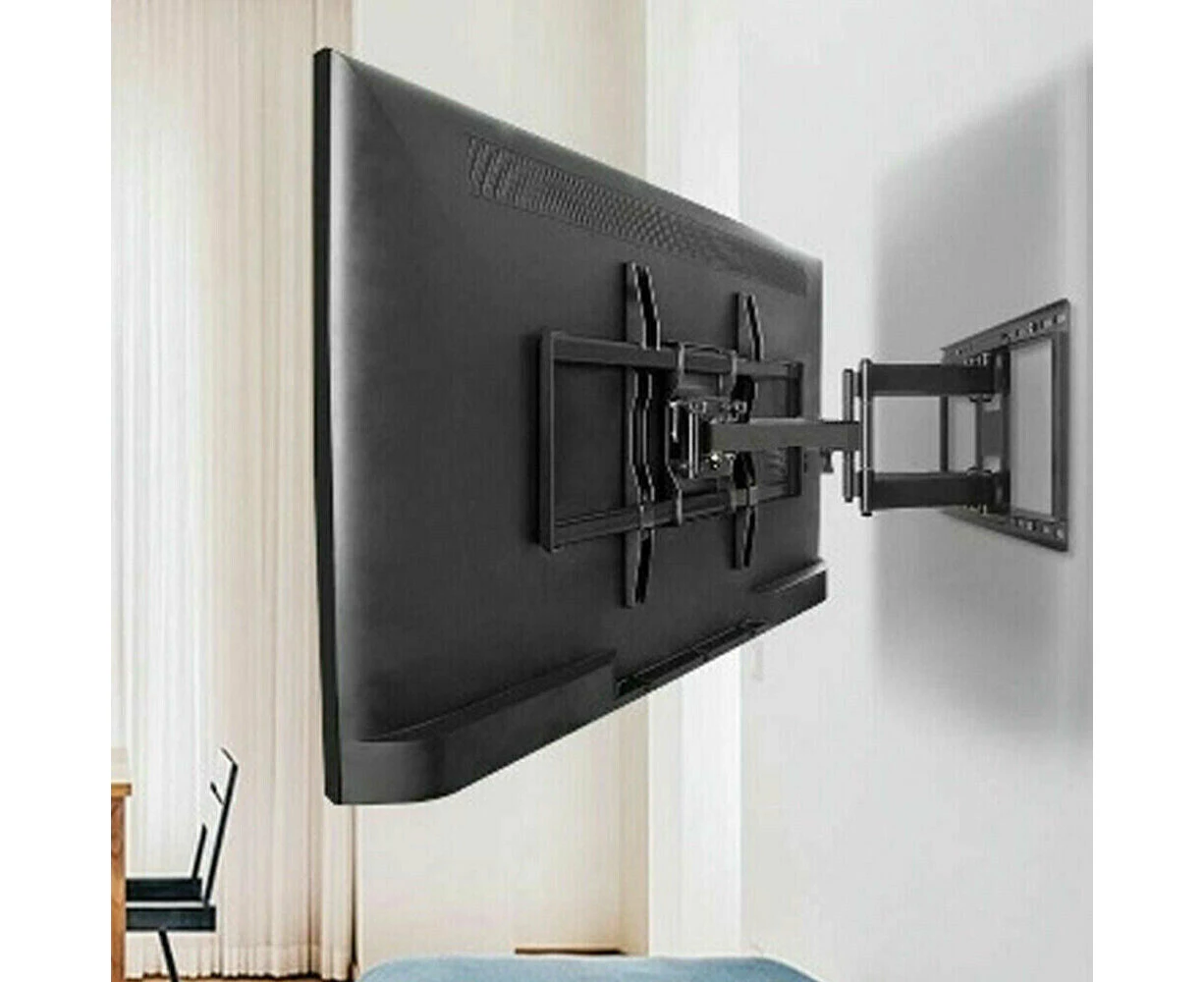 32-85" Swivel TV Wall Mount Dual Cantilever Extension Arms 80KG