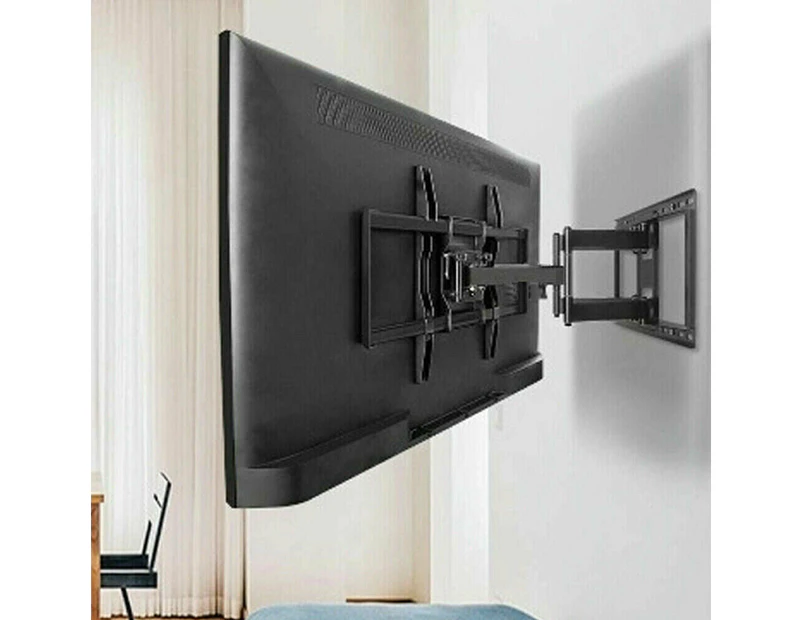 32-85" Swivel TV Wall Mount Dual Cantilever Extension Arms 80KG