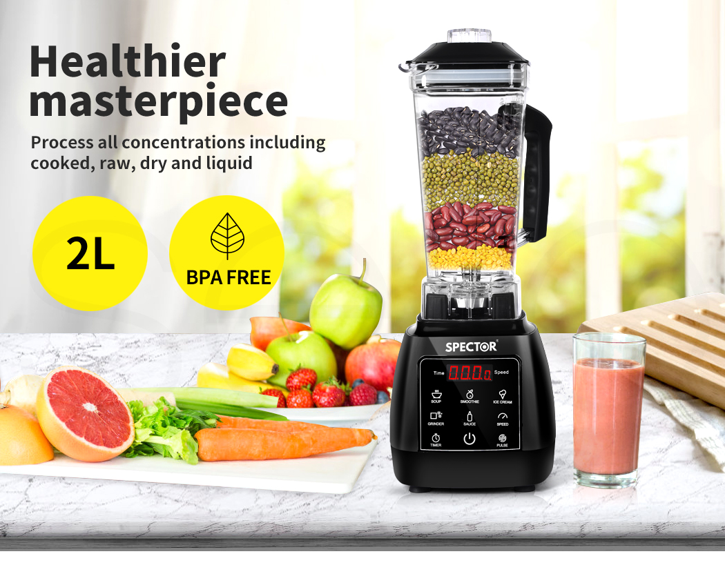 OPTIMUM 9200A - High Speed Multifunction Vortex Blender - Food Processor  Mixer