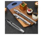 Ortega Kitchen 3-Piece Grabbers Tong Set - Silver