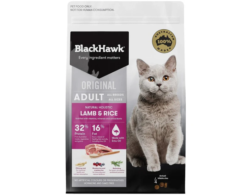 Black Hawk Holistic Cat Food Lamb & Rice 3kg