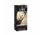 6 x Schwarzkopf LIVE Salon Permanent Hair Colour 10-2 Extra Light Pearl Blonde