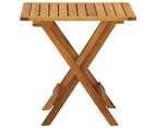 vidaXL Bistro Table 46x46x47 cm Solid Acacia Wood